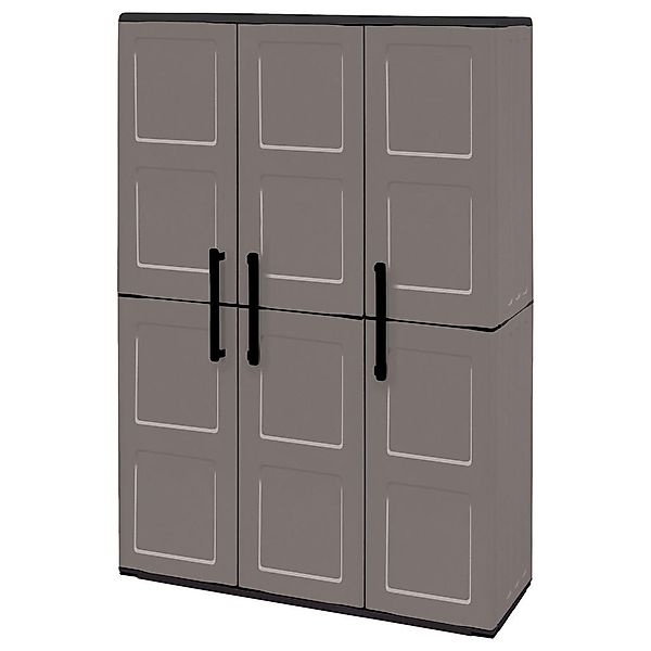 Linea Free Kunststoffschrank Free grau Kunststoff B/H/T: ca. 102x163x37 cm günstig online kaufen