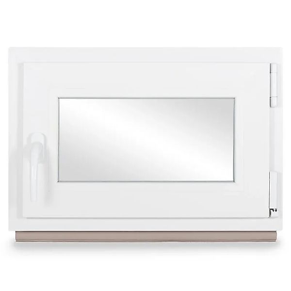 Neruli Kellerfenster Kunststoff Weiß Dreh-Kipp 100x80 cm BxH DIN Rechts 2 - günstig online kaufen