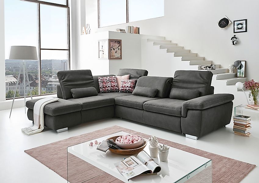Die PlanBar Ecksofa »MP-IN17041 L-Form«, Sitztiefenverstellung, optional mi günstig online kaufen