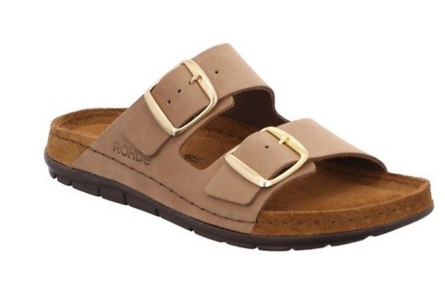 Rohde Rodigo-D Pantolette Sommerschuh, Schlappen, Hausschuh mit Schnallenve günstig online kaufen