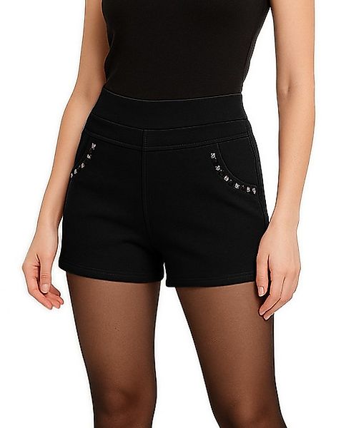 dy_mode Thermohose Gefütterte Thermo-Hotpants mit Innenfutter warme Damen W günstig online kaufen