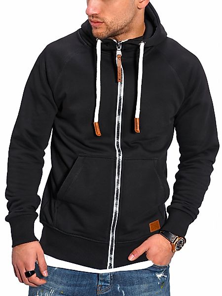 behype Sweatjacke "BHTANSER" mit praktischem Kordelzug günstig online kaufen