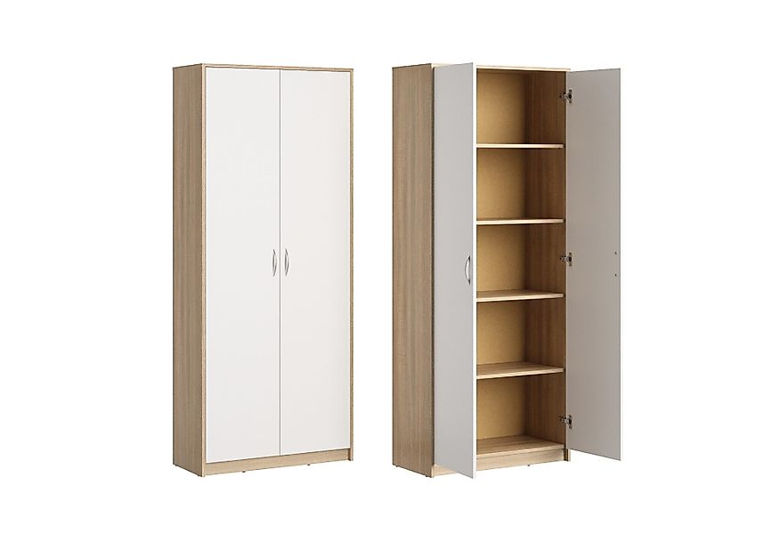 Home Collective Mehrzweckschrank Aktenschrank mit 5 günstig online kaufen