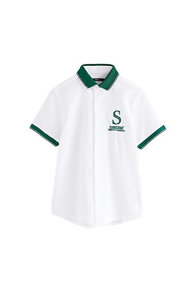 Next Kurzarmhemd Kurzarmshirt Bowling aus 100 % günstig online kaufen