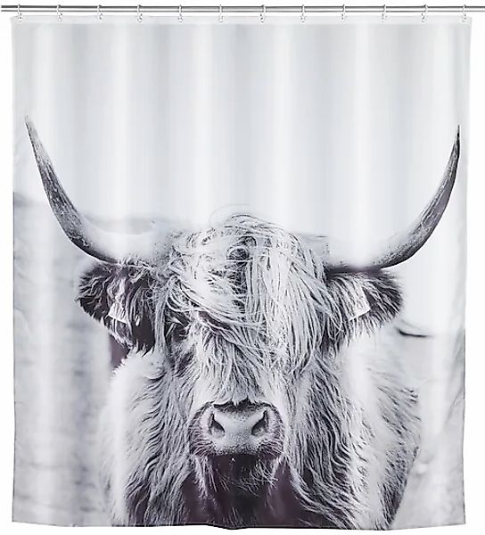 WENKO Duschvorhang Yak Breite 180 cm günstig online kaufen