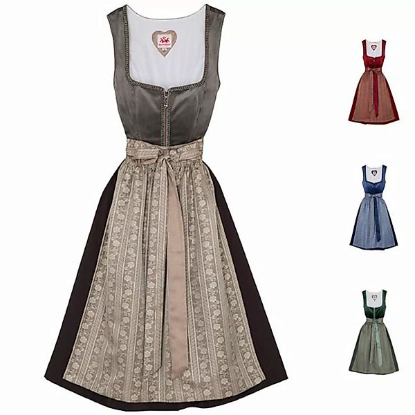Spieth & Wensky Dirndl Diandra Dirndl Dirndl Diandra Midi-Dirndl Kleid 2-te günstig online kaufen