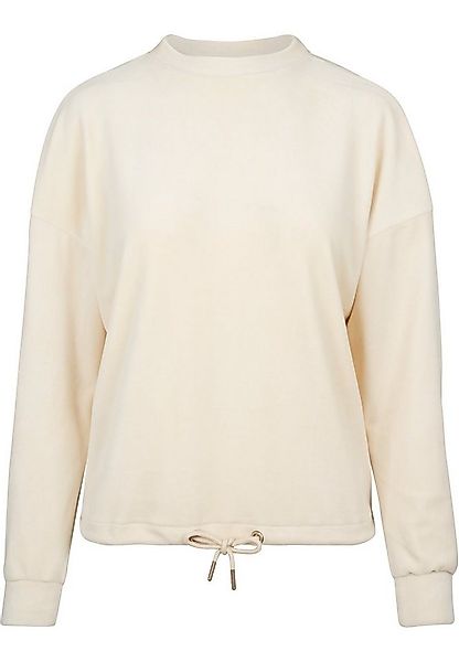URBAN CLASSICS Sweatshirt Urban Classics Damen Ladies Oversized Velvet Crew günstig online kaufen