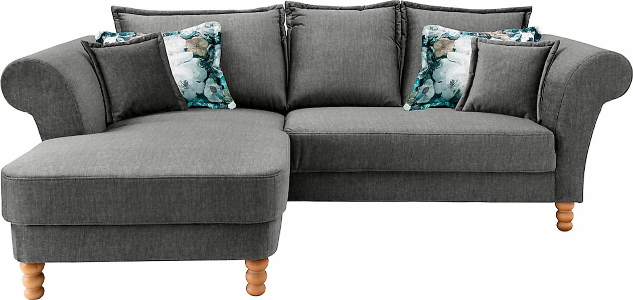 Home affaire Ecksofa "Tassilo Mega Polsterecke mit Kaltschaum im Sitz, bequ günstig online kaufen