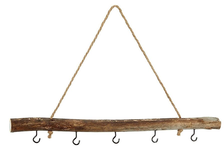 Meinposten Fensterdekoration Dekozweig Holz 5 Haken günstig online kaufen
