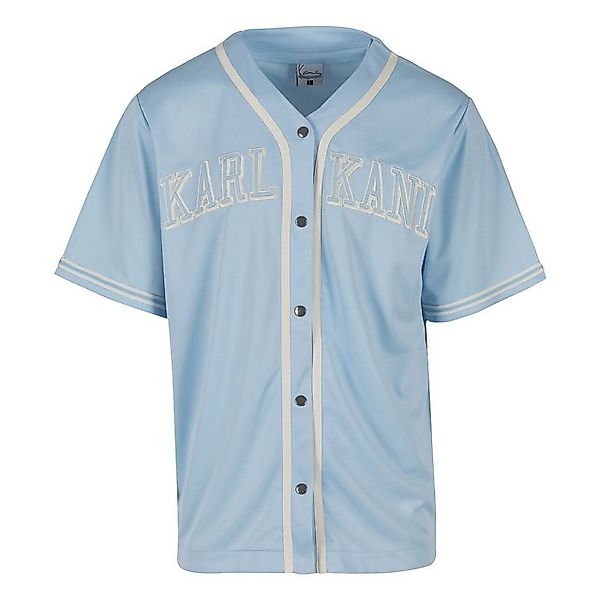 Karl Kani Kurzarmhemd College Baseballshirt mit plakativem Markenlogo und S günstig online kaufen