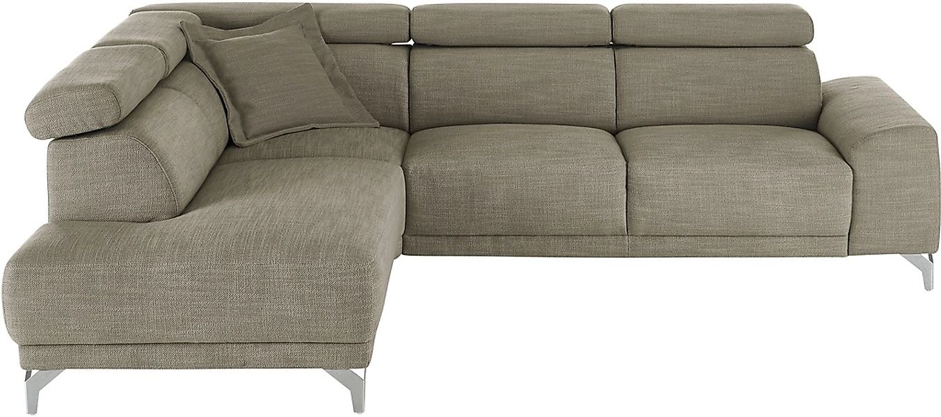 3C Candy Ecksofa »Greve Sofa immer mit manuelle Kopfteilverstellungen, mode günstig online kaufen