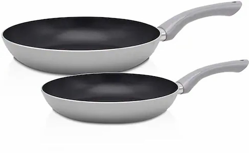 Krüger Pfannen-Set »London« Aluminium Set, 2 Stk. tlg. Ø 24/28 cm, Induktio günstig online kaufen