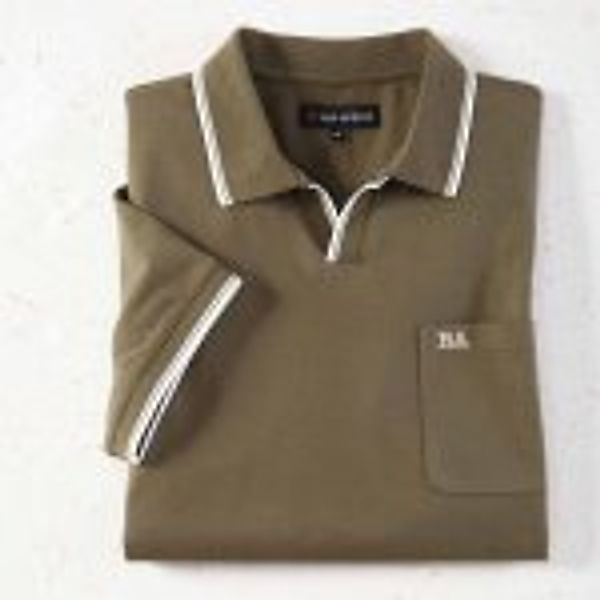 Stretch-Poloshirt, oliv günstig online kaufen