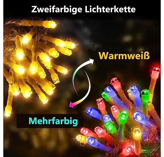 Jibenhome LED Stripe LED-Lichterkette 20/50/100 LEDs Halloween, Farbwechsel günstig online kaufen