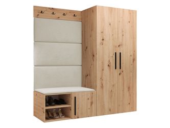 MIRJAN24 Garderoben-Set Medi I, (Drehtürenschrank, Schuhschrank, günstig online kaufen