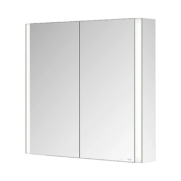 KEUCO Aufputz-LED-Spiegelschrank Royal Diez 80cm 2 Türen Seiten Verspiegelt günstig online kaufen