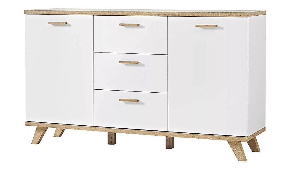 Sideboard - weiß - 144 cm - 87 cm - 40 cm - Schränke > Aktenschränke - Möbe günstig online kaufen