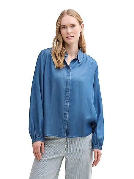 TOM TAILOR Hemdbluse mit Kent Kragen günstig online kaufen