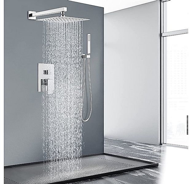XERSEK Duschsystem Unterputz Duschset Duschsystem Komplett-Set Überkopfbrau günstig online kaufen