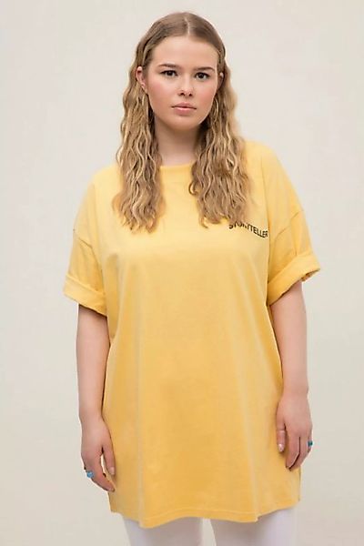 Studio Untold Rundhalsshirt T-Shirt oversized Rücken Print günstig online kaufen