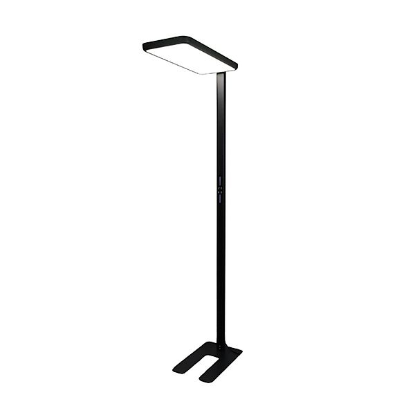 LUXULA LED Stehlampe Up/Down Bürolampe Schwarz 100W 7000LM 4000K Neutralwei günstig online kaufen