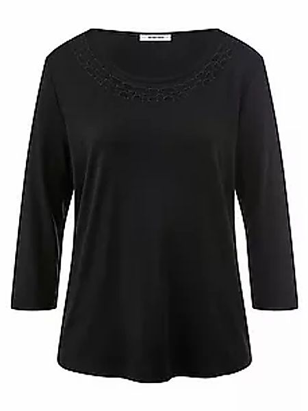 Rundhals-Shirt 3/4-Arm Peter Hahn schwarz günstig online kaufen