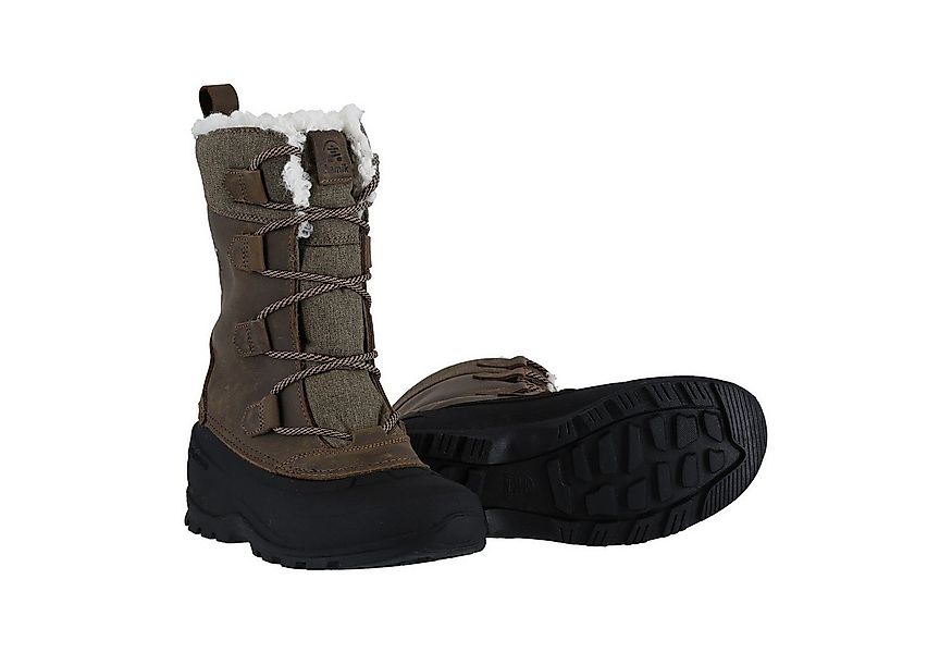 Kamik Snowgem (Leder, Nylon, wasserdicht) fossilbraun Damen Winterstiefel günstig online kaufen