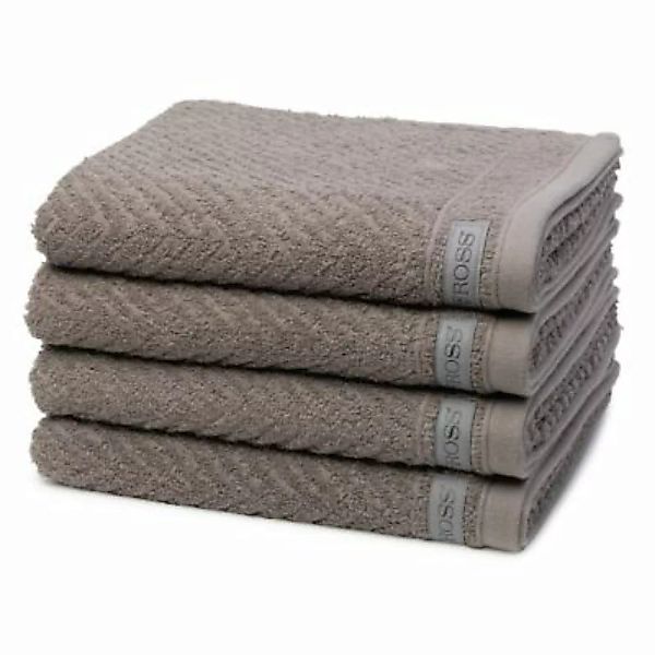Ross 4 X Handtuch - im Set Smart Handtücher grau günstig online kaufen