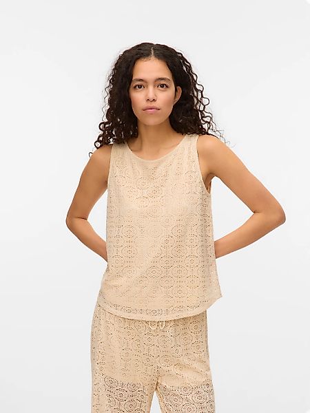 Vero Moda Spitzentop "VMMAYA TANK TOP JRS VO" Materialmix, regular fit günstig online kaufen