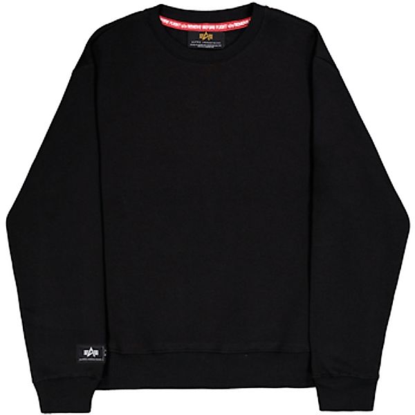 Alpha Industries  Sweatshirt Label Sweatshirt Backprint - black günstig online kaufen
