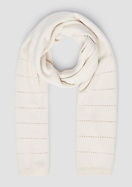 s.Oliver Schal Tuch, Schal aus Ajourstrick günstig online kaufen
