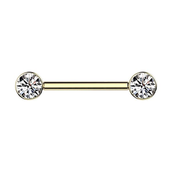Taffstyle Intimpiercing Intim Titan Brustwarzenpiercing Kristall günstig online kaufen