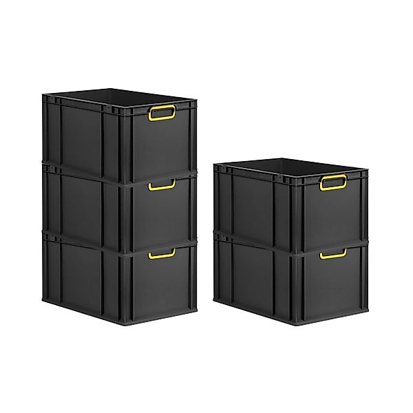 PROREGAL SparSet 5x Eurobox Nextgen Color HxBxT 32x40x60cm 65 Liter Griffe günstig online kaufen