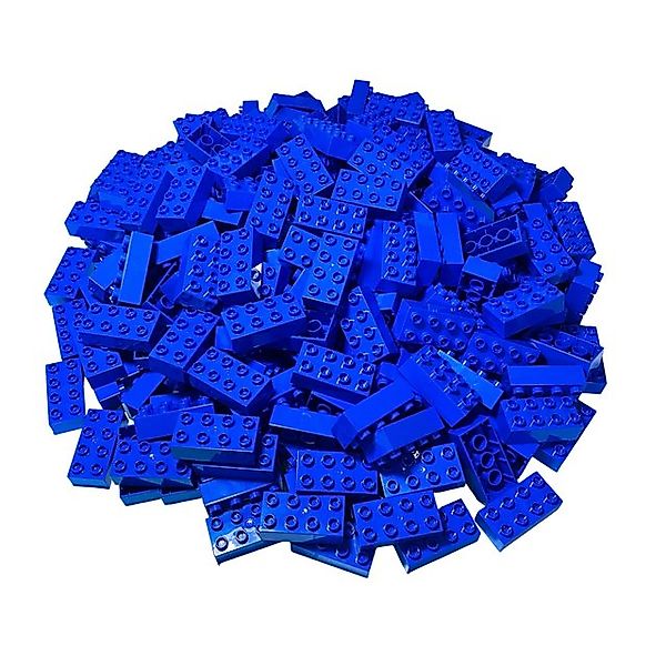 LEGO® Spielbausteine LEGO® Duplo 2x4 Steine Blau - 50 Stück - Grundbaustein günstig online kaufen