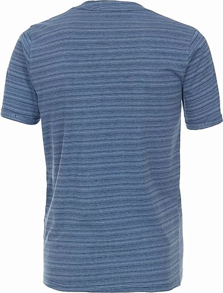 Casa Moda T-Shirt Blau Streifen - Größe M günstig online kaufen