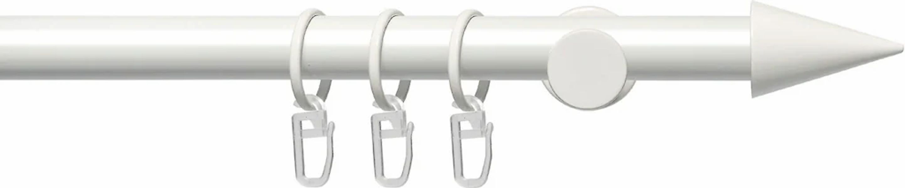 Liedeco Gardinenstange "Fertigstilgarnitur 20 mm Power Spitze" Ø 20 mm 1 lä günstig online kaufen
