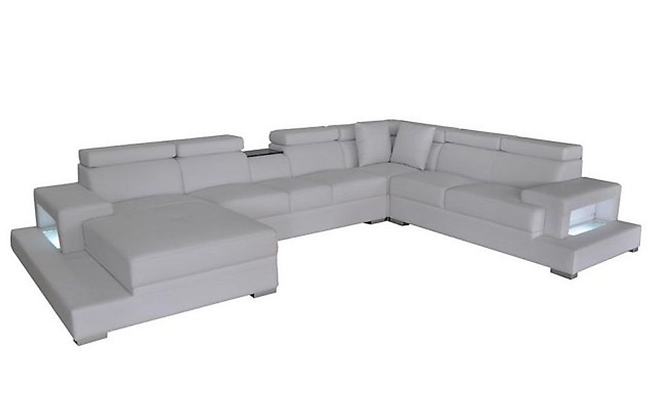 JVmoebel Sofa Leder Polster Sitz Zimmer Eck Wohn Sofa Couch XXL Designer Ga günstig online kaufen