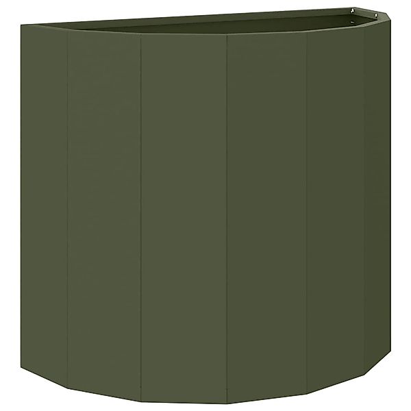 vidaXL Pflanzkübel Olive Grün 60 x 30 x 50 cm Stahl 883720 günstig online kaufen