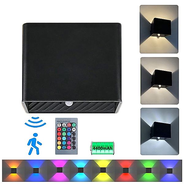 Jibenhome LED Wandleuchte RGB Wandlampe Innen günstig online kaufen