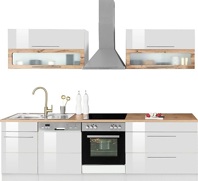 KOCHSTATION Küchenzeile KS-Wien, Breite 270 cm, wahlweise mit E-Geräten günstig online kaufen