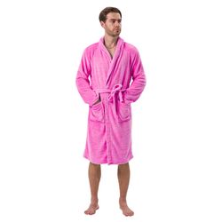 i@home Unisex-Bademantel Bademantel aus Korallenfleece Plüsch günstig online kaufen