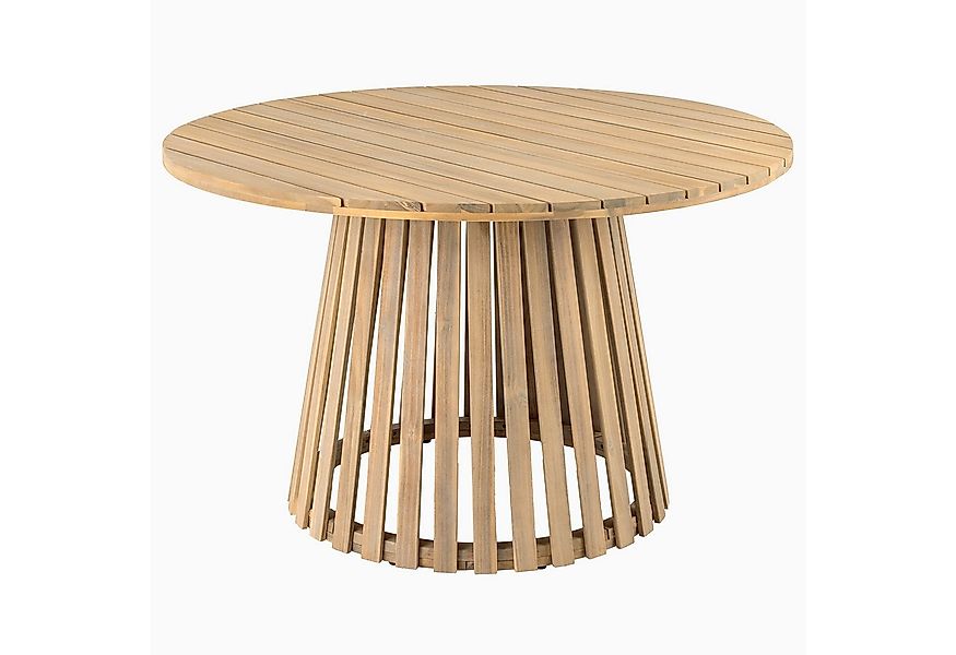 riess-ambiente Gartentisch KOPENHAGEN 120cm natur – rund, wetterfest, Massi günstig online kaufen