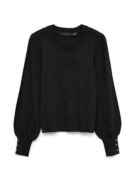 Vero Moda Strickpullover VMHAPPY LS O-NK BUTTON CUFF PULLOVER BOO günstig online kaufen