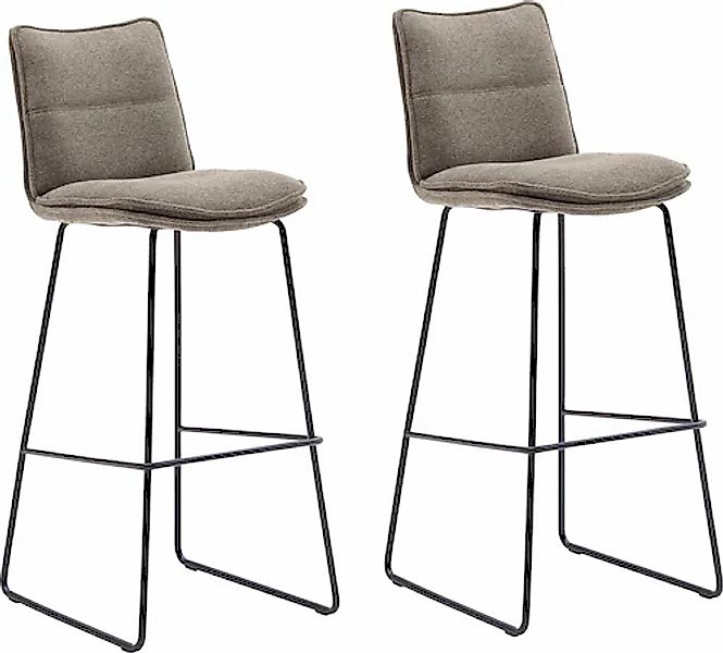 MCA furniture Barhocker »Hampton«, (Set, 2 St., 2-er), Barstuhl 180°drehbar günstig online kaufen