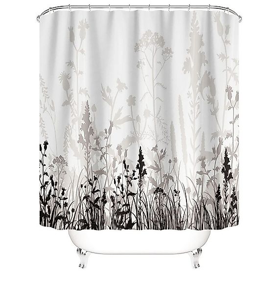 M&W DAS DESIGN Duschvorhang 180x200 Shower curtains Anti schimmel Waschbar günstig online kaufen