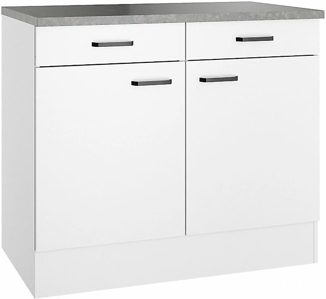 OPTIFIT Unterschrank "OPTImulti" Breite 100 cm, Tiefe 60 cm, mit 2 Türen, 2 günstig online kaufen