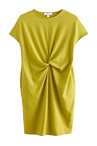 Next Shirtkleid Kurzärmeliges T-Shirt-Kleid mit Twist-Detail günstig online kaufen