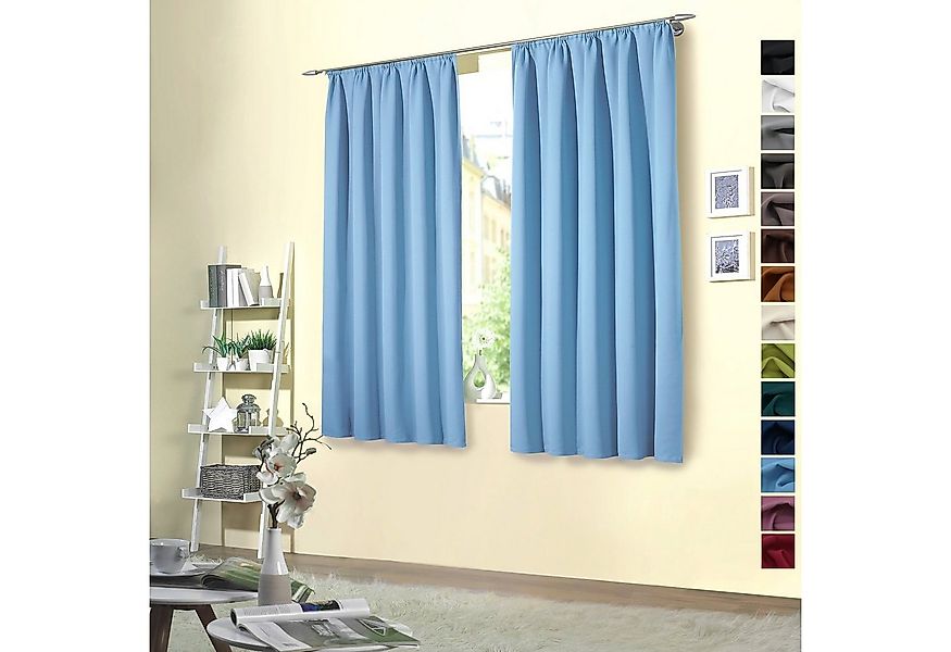 heimtexland Verdunkelungsvorhang Verdunklungsgardinen Thermo Vorhänge blick günstig online kaufen