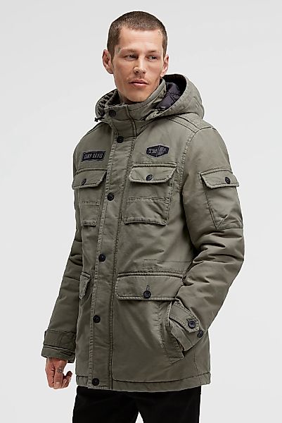 CAMP DAVID Fieldjacket mit Kapuze mit Tunnelband in der Taille günstig online kaufen