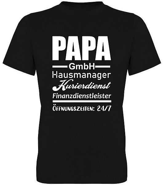 G-graphics T-Shirt Papa GmbH – Hausmanager, Kurierdienst, Finanzdienstleist günstig online kaufen